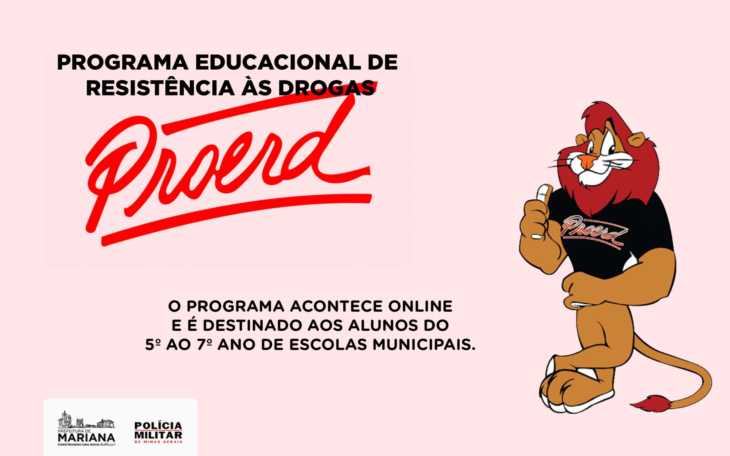 proerd - Programa Educacional de Resistência às Drogas e à violência